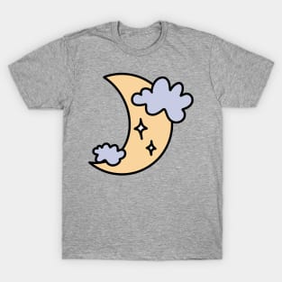 Cute Cartoon Moon T-Shirt